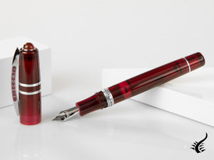 Visconti Homo Sapiens Demo Stones Ruby Fountain Pen, KP15-17-FP