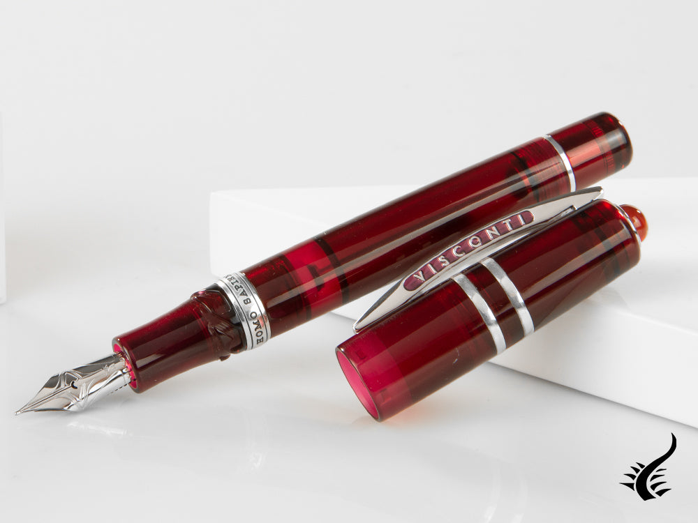 Visconti Homo Sapiens Demo Stones Ruby Fountain Pen, KP15-17-FP