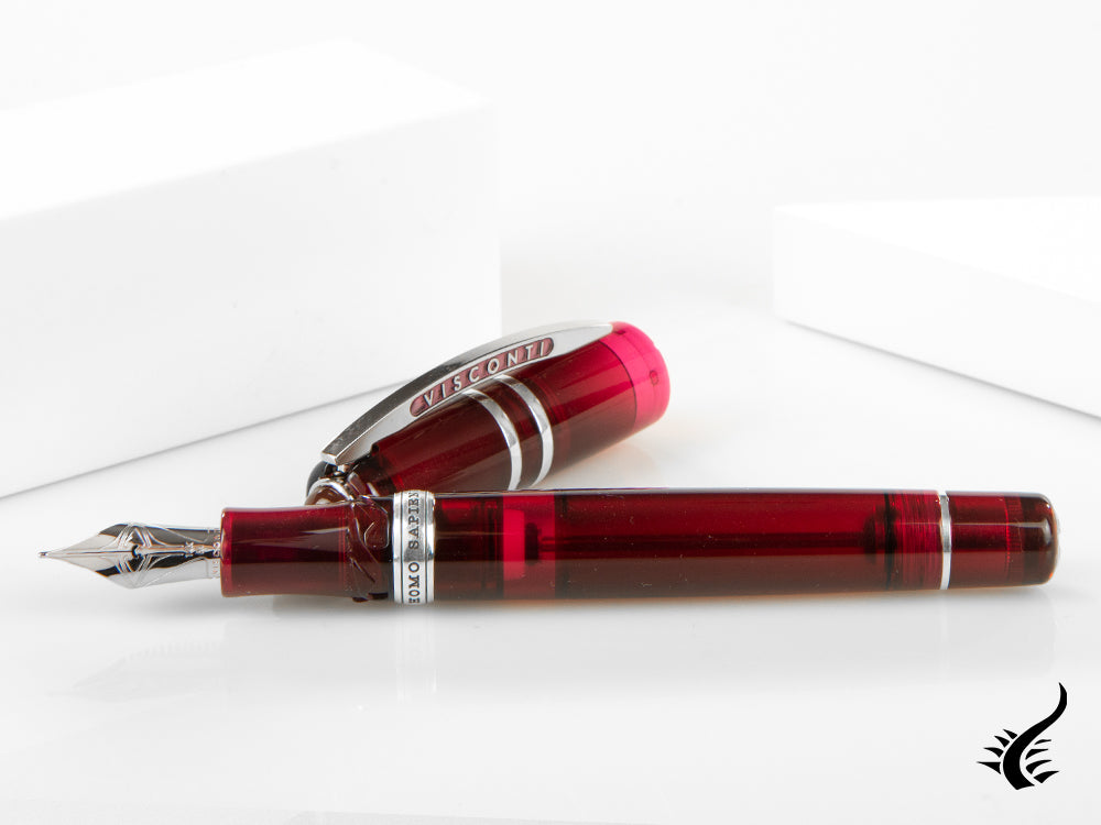 Visconti Homo Sapiens Demo Stones Ruby Fountain Pen, KP15-17-FP