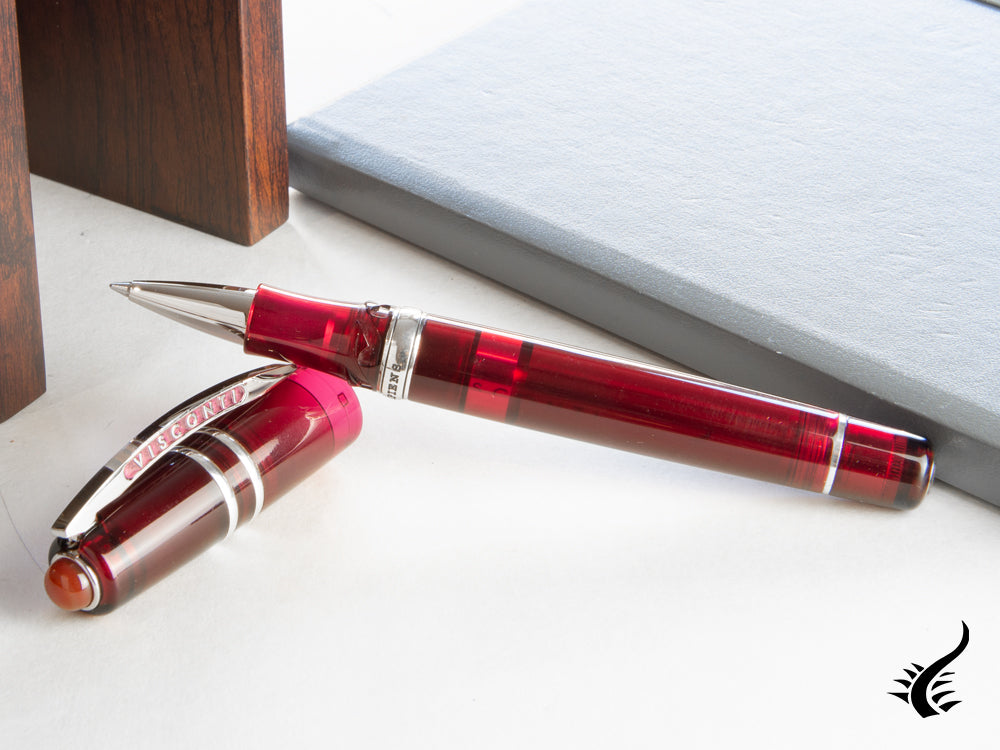 Visconti Homo Sapiens Demo Stones Ruby Rollerball pen, KP15-17-RB