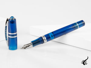 Visconti Homo Sapiens Demo Stones Sapphire Fountain Pen, KP15-16-FP