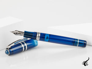 Visconti Homo Sapiens Demo Stones Sapphire Fountain Pen, KP15-16-FP