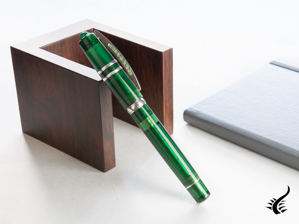 Visconti Homo Sapiens Demo Stones Emerald Rollerball pen, KP15-18-RB