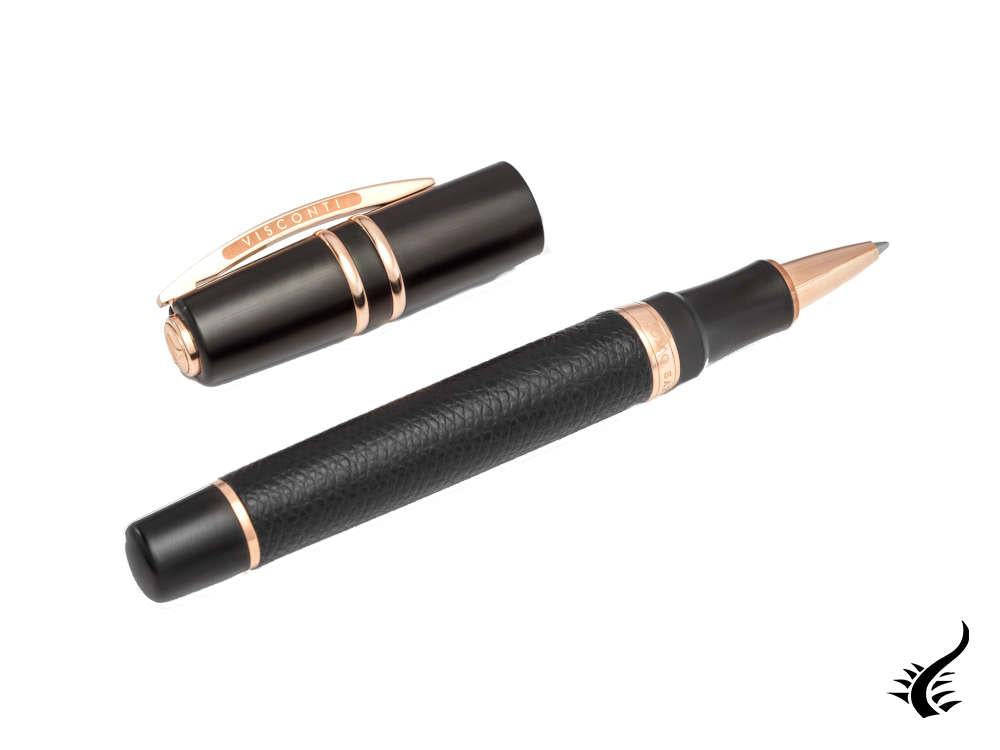 Stylo roller Visconti Homo Sapiens Dual Touch Noir, cuir, KP15-23-RB