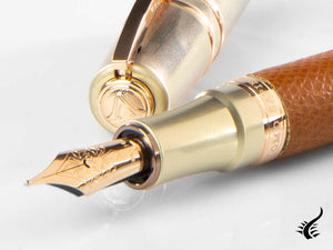 Visconti Homo Sapiens Dual Touch Cognac Fountain Pen, KP15-22-FP