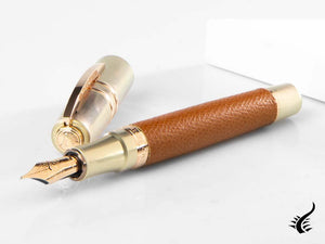 Visconti Homo Sapiens Dual Touch Cognac Fountain Pen, KP15-22-FP