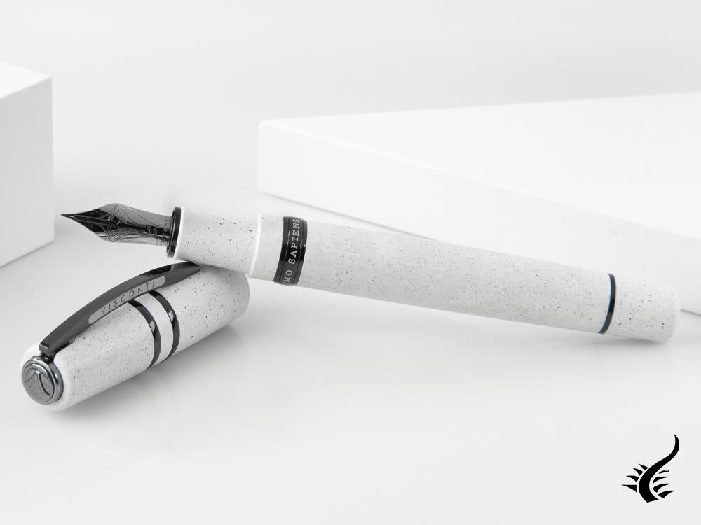 Stylo plume Visconti Homo Sapiens Lava Color Ash White, KP15-08-01-FP