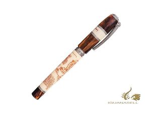 Visconti Leonardo Da Vinci Machina Silver Limited Ed. Rollerball, KP51-01-RB