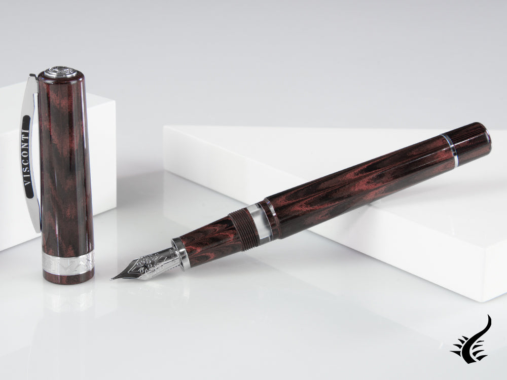 Stylo plume Visconti Voyager 30 édition limitée rouge, KP52-02-FP