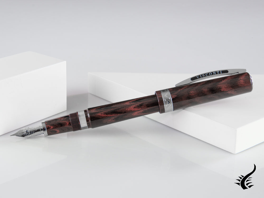 Visconti Limited Edition Voyager 30 Red Fountain Pen, KP52-02-FP