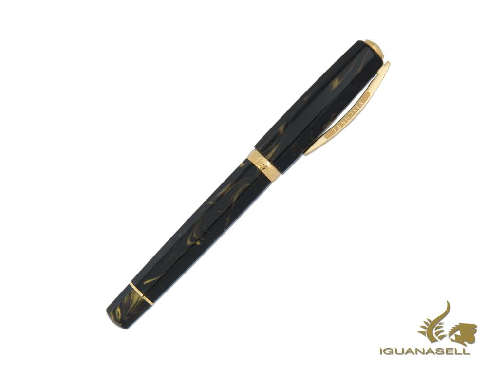 Stylo plume Visconti Medici Golden Black, noir, or, KP17-07-FP