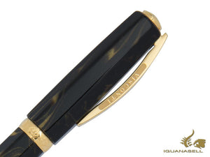 Visconti Medici Golden Black Fountain Pen, Black, Gold, KP17-07-FP