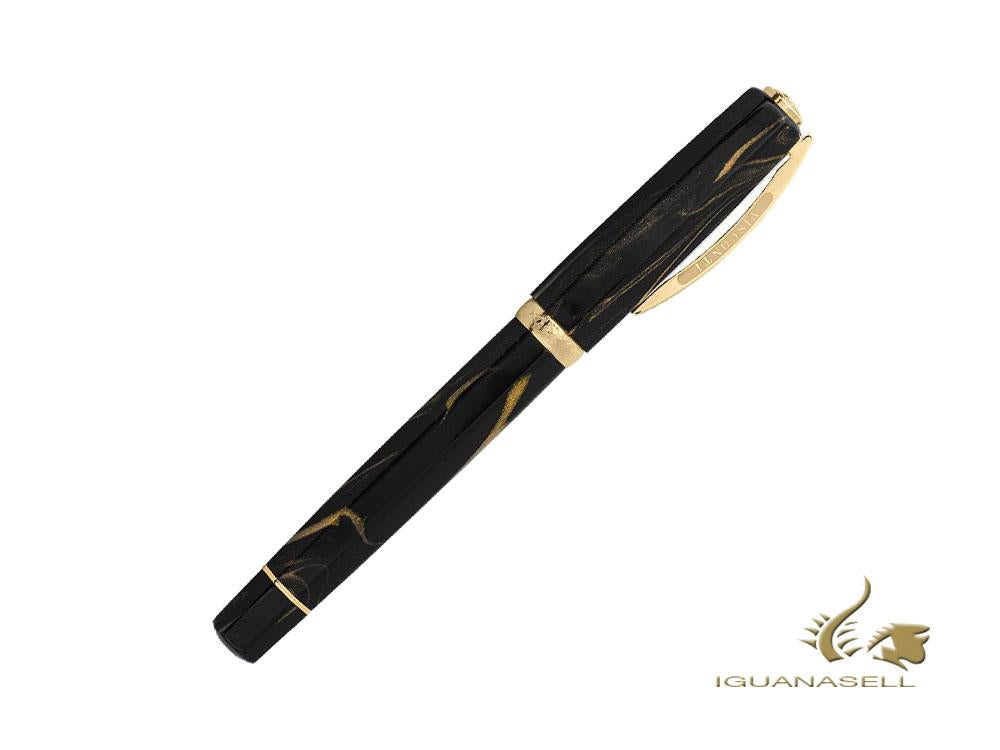 Visconti Medici Golden Black Fountain Pen, Black, Gold, KP17-07-FP-ESP