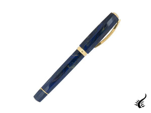 Stylo plume Visconti Medici Golden Blue, bleu, or, KP17-05-FP