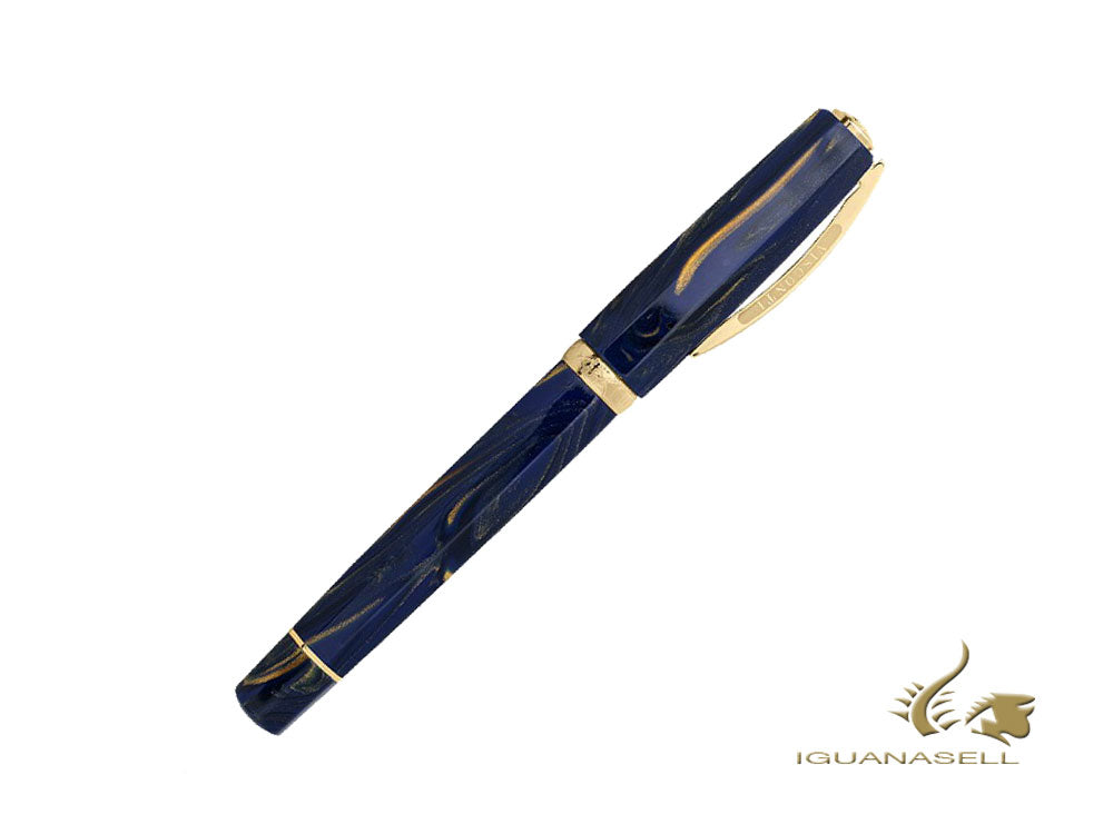 Visconti Medici Golden Blue Rollerball pen, Blue, gold plated, KP17-05-RB