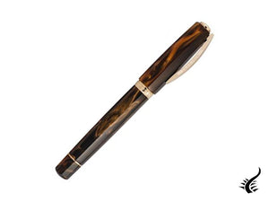 Visconti Medici Rose gold Fountain Pen, Brown, Rose Gold, KP17-03-FP