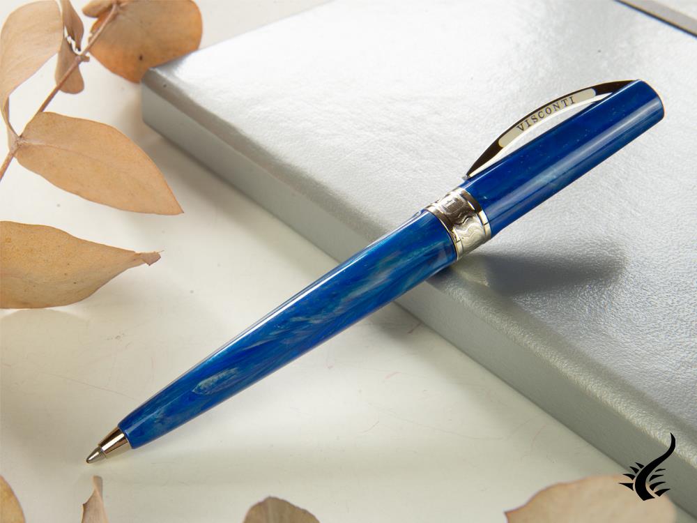 Stylo à bille Visconti Mirage Aqua, Résine, Bleu, KP09-06-BP