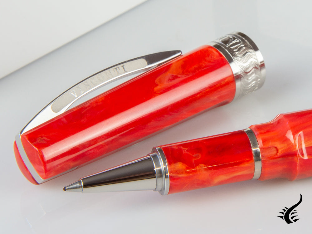 Stylo roller Visconti Mirage Coral, résine injectée, KP09-04-RB