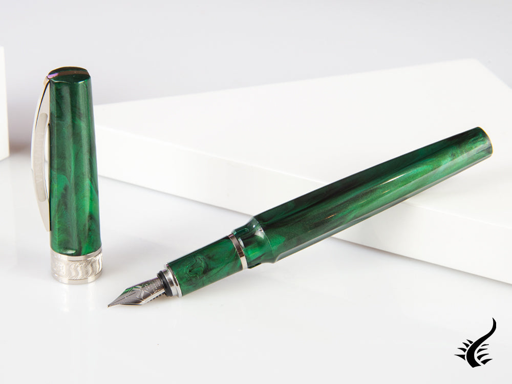 Visconti Mirage Emerald Fountain Pen, Injected resin, KP09-05-FP