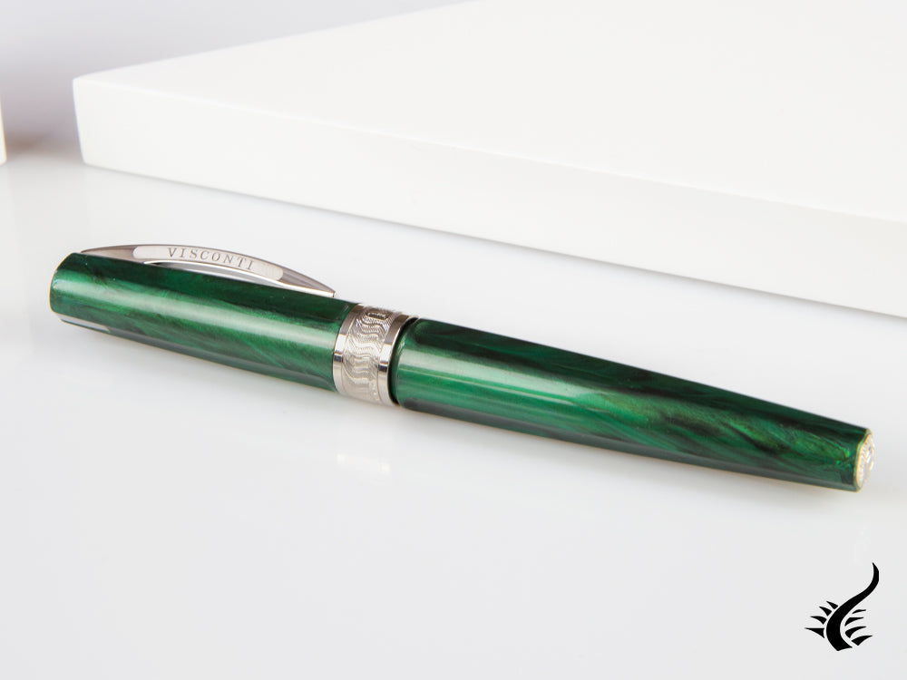 Stylo plume Visconti Mirage Emerald, résine injectée, KP09-05-FP