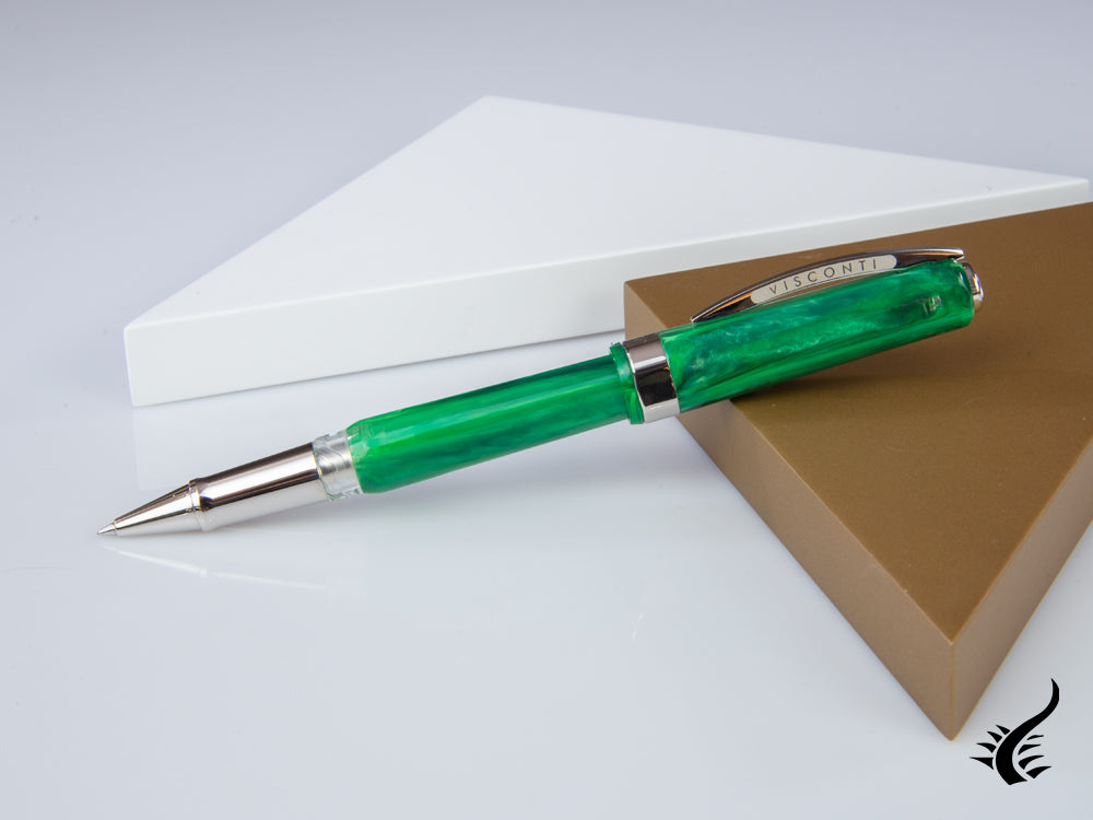 Visconti Opera Demo Peppermint Rollerball pen, Acrylic Resin, Green, KP32-04-RB