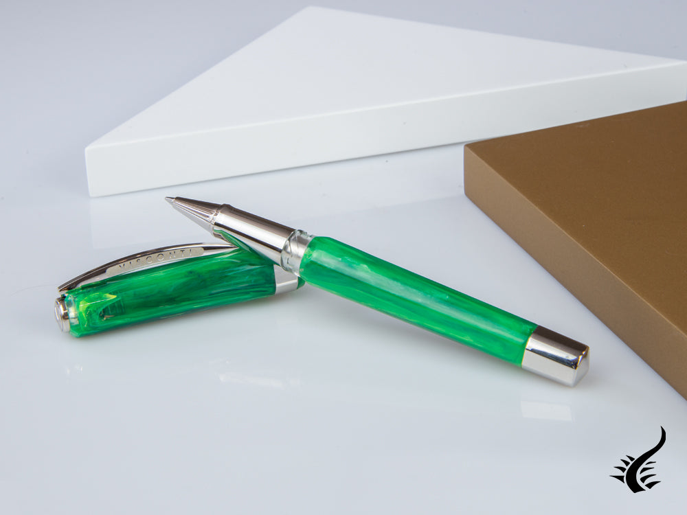 Visconti Opera Demo Peppermint Rollerball pen, Acrylic Resin, Green, KP32-04-RB