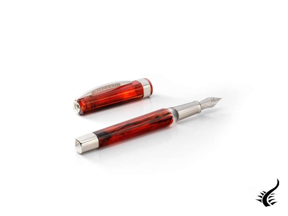 Visconti Opera Demo Red Velvet Fountain Pen, Acrylic Resin, KP32-03-FP