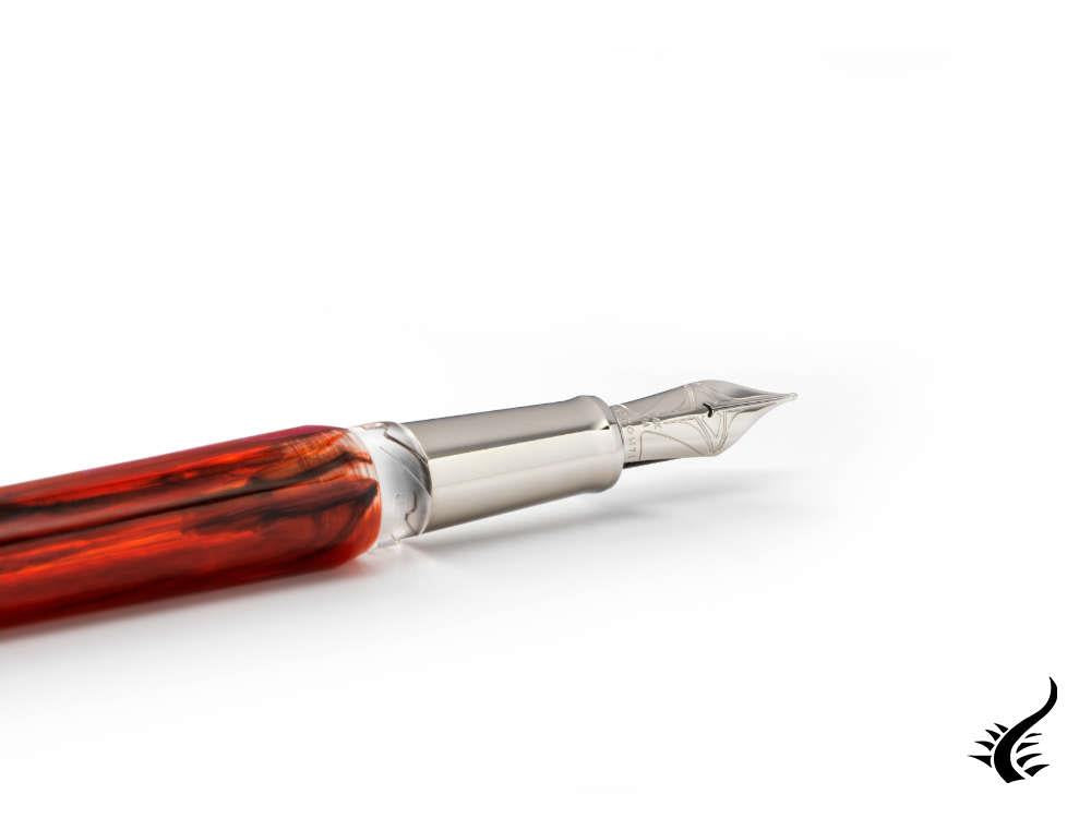 Visconti Opera Demo Red Velvet Fountain Pen, Acrylic Resin, KP32-03-FP