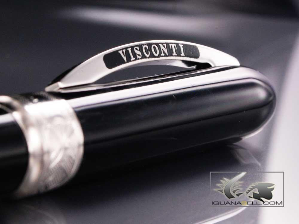 Visconti Rembrandt Ballpoint pen, Resin, Palladium trim, Black, KP10-01-BP