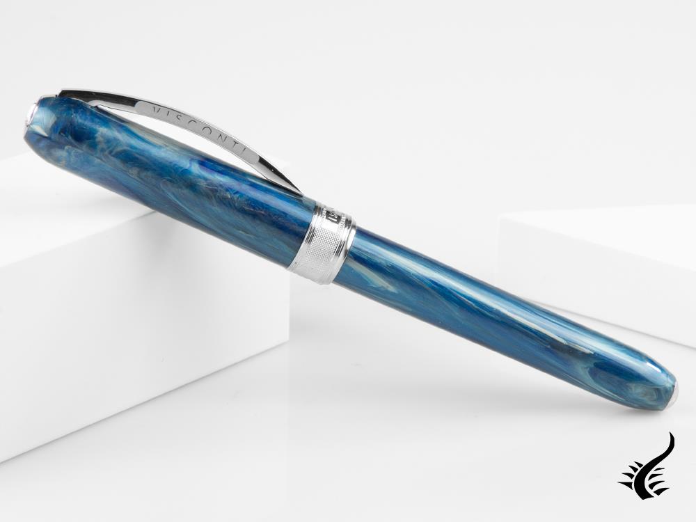 Visconti Rembrandt Blue Fog Fountain Pen, Resin, Blue, KP10-09-FP