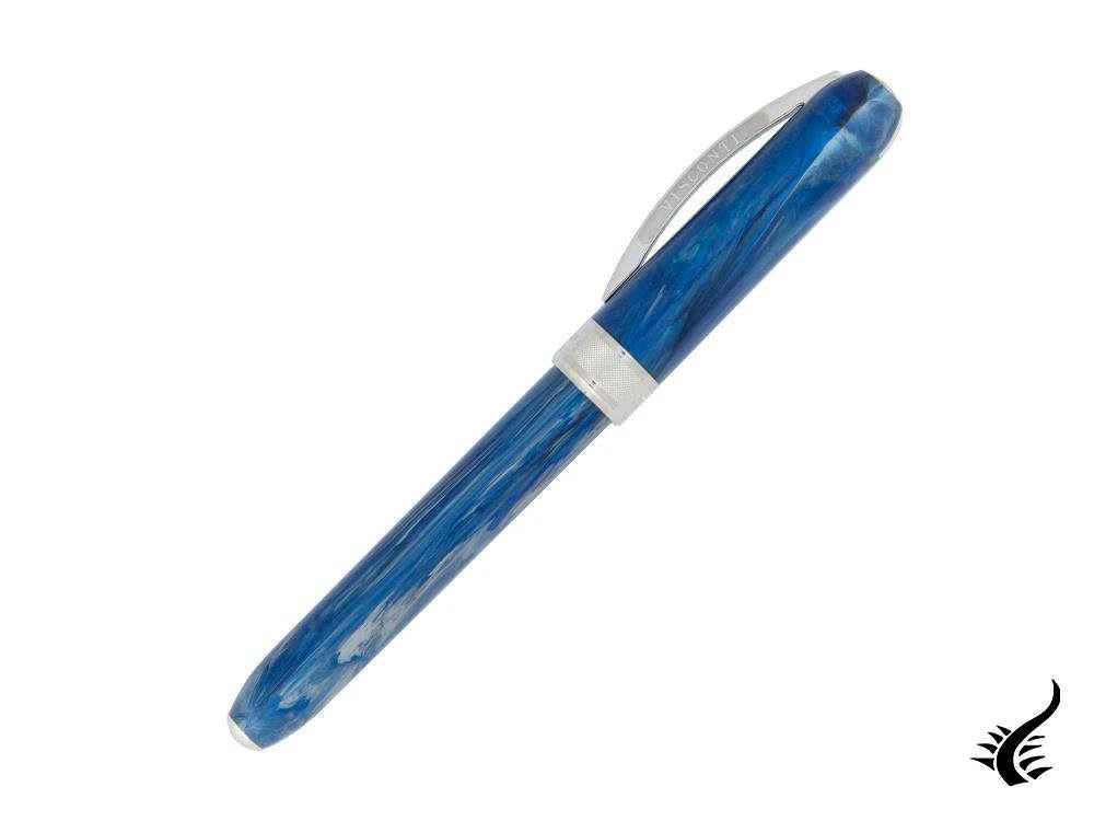 Stylo plume Visconti Rembrandt Blue Fog, résine, bleu, KP10-09-FP