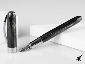 Visconti Rembrandt Fountain Pen Dark Forest, Green, Black, KP10-11-FP