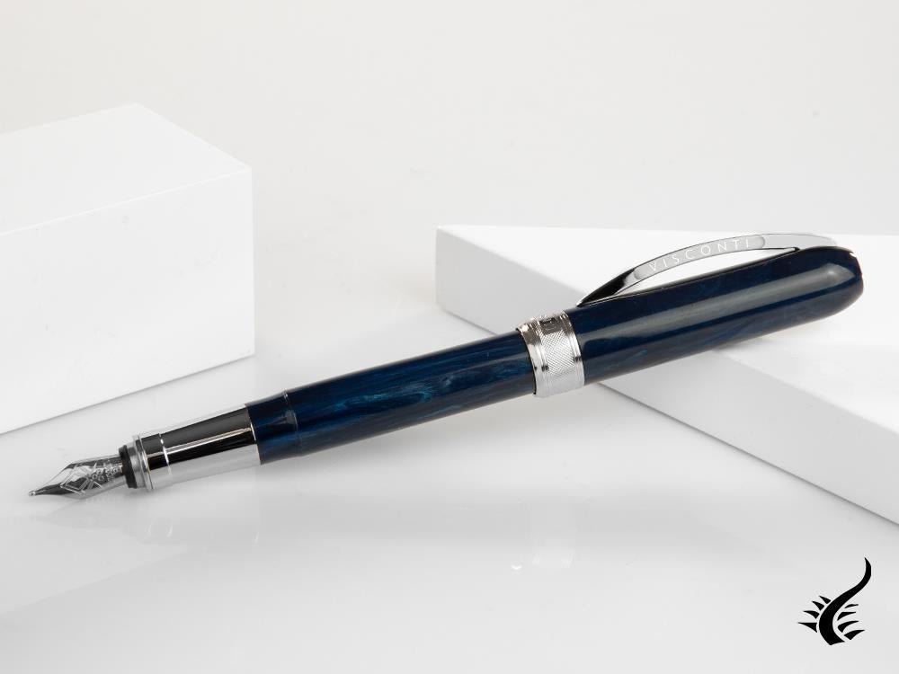 Stylo plume Visconti Rembrandt, résine, bleu, KP10-02-FP