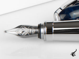 Visconti Rembrandt Fountain Pen, Resin, Blue, KP10-02-FP