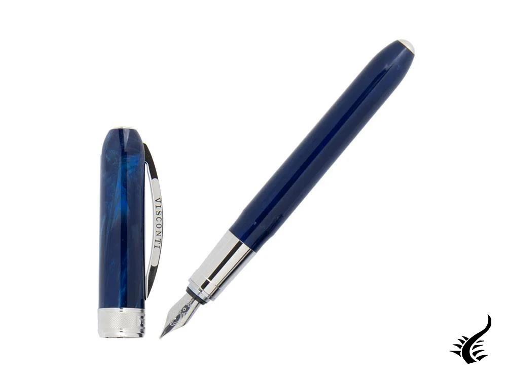 Stylo plume Visconti Rembrandt, résine, bleu, KP10-02-FP