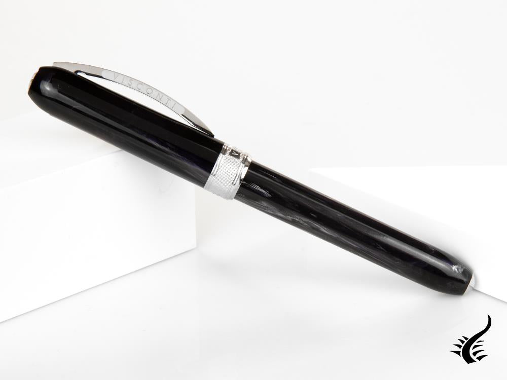 Visconti Rembrandt Fountain Pen, Resin, Palladium, Black, KP10-01-FP