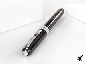 Visconti Rembrandt Fountain Pen, Resin, Palladium, Black, KP10-01-FP