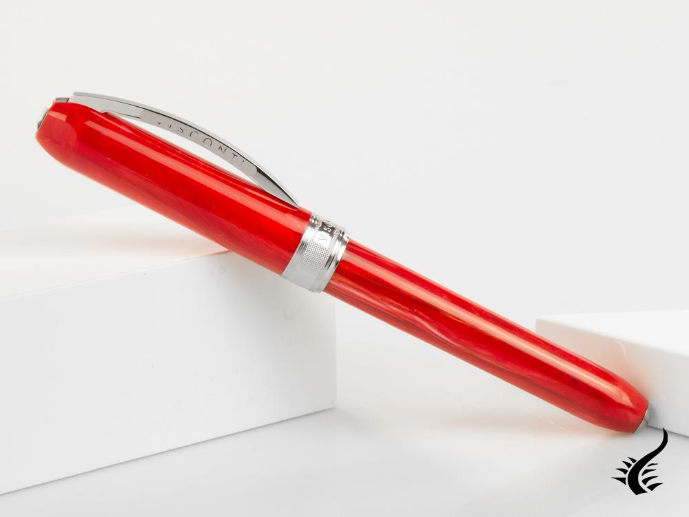 Visconti Rembrandt Fountain Pen, Resin, Palladium trim, Red, KP10-03-FP