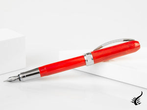 Visconti Rembrandt Fountain Pen, Resin, Palladium trim, Red, KP10-03-FP