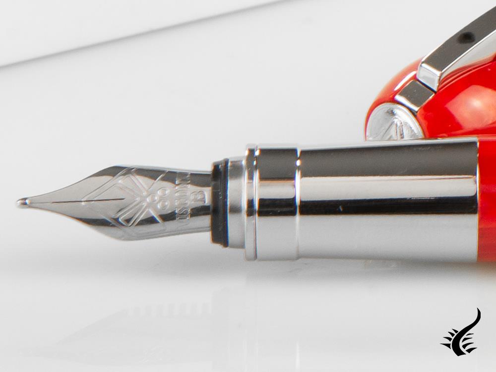 Visconti Rembrandt Fountain Pen, Resin, Palladium trim, Red, KP10-03-FP