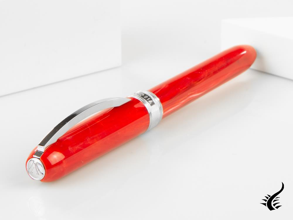 Visconti Rembrandt Fountain Pen, Resin, Palladium trim, Red, KP10-03-FP