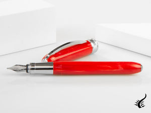 Visconti Rembrandt Fountain Pen, Resin, Palladium trim, Red, KP10-03-FP