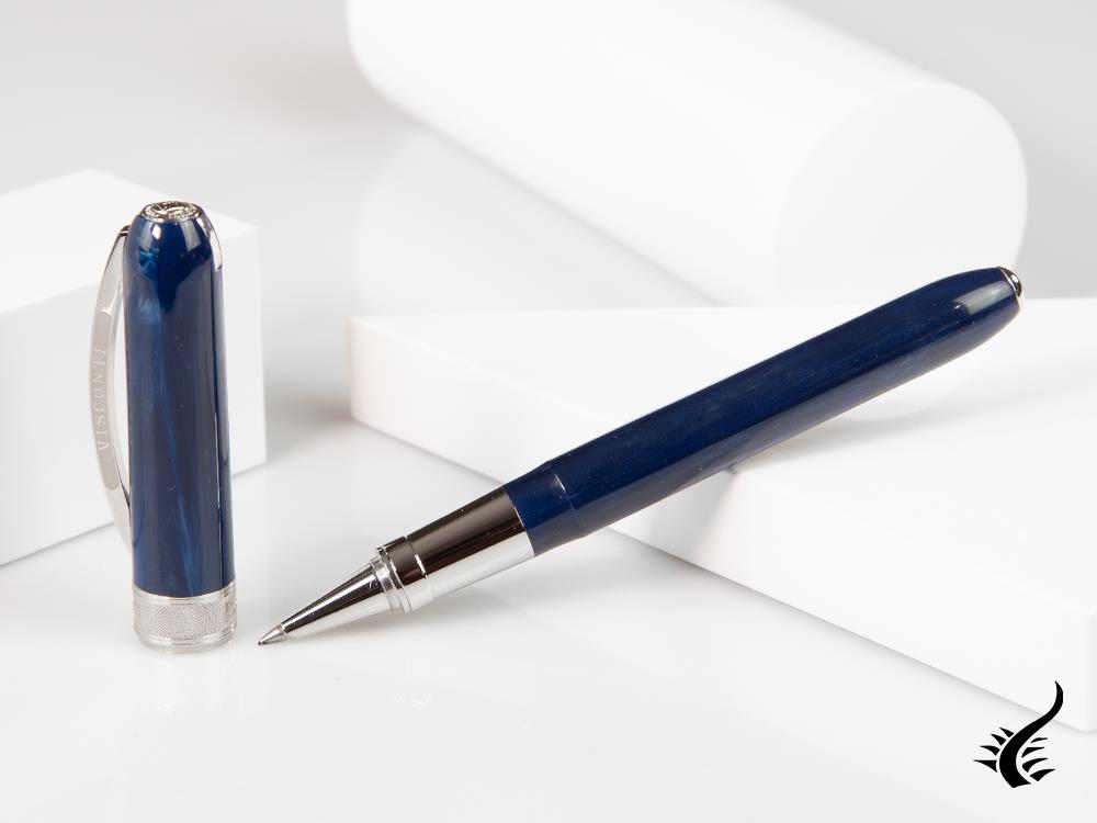 Stylo roller Visconti Rembrandt, résine acrylique, bleu, KP10-02-RB