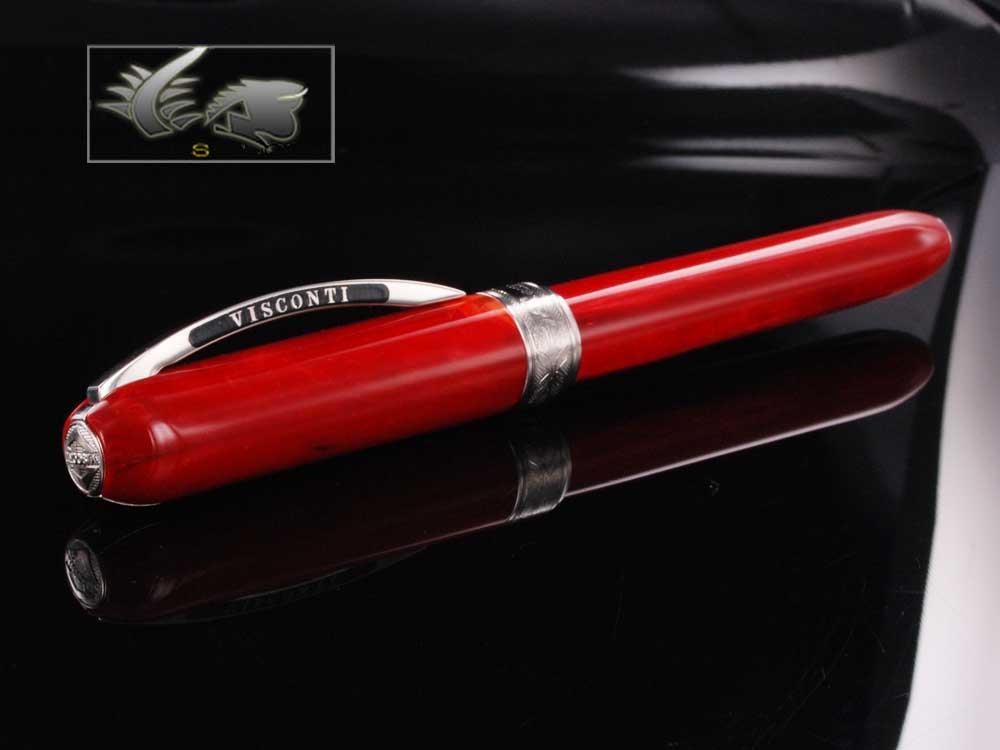 Stylo roller Visconti Rembrandt, résine acrylique, rouge, KP10-03-RB