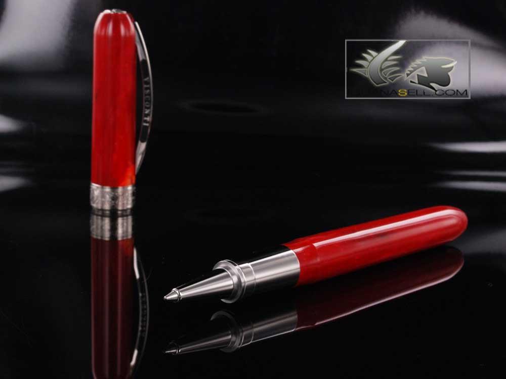 Stylo roller Visconti Rembrandt, résine acrylique, rouge, KP10-03-RB