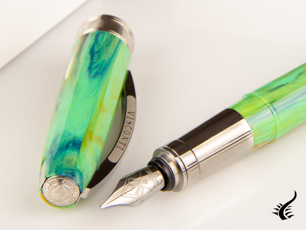 Visconti Van Gogh Irises Fountain Pen, Resin, Palladium trim, KP12-03-FP