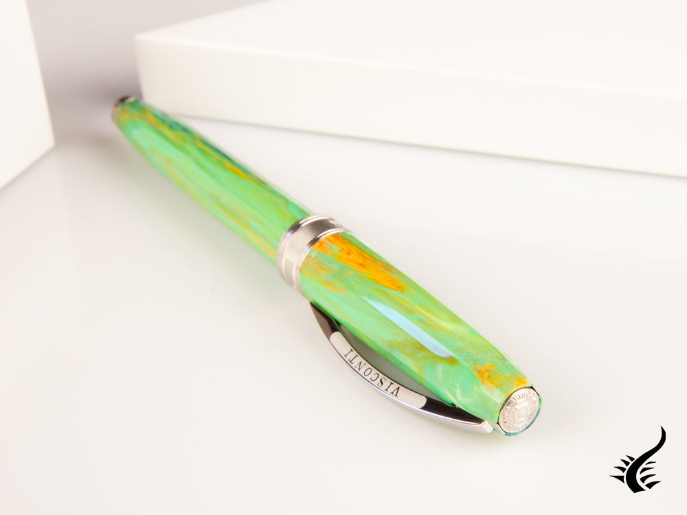 Visconti Van Gogh Irises Fountain Pen, Resin, Palladium trim, KP12-03-FP