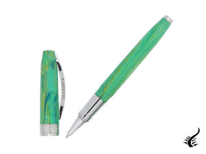 Visconti Van Gogh Irises Rollerball pen, Resin, Palladium trim, Green KP12-03-RB