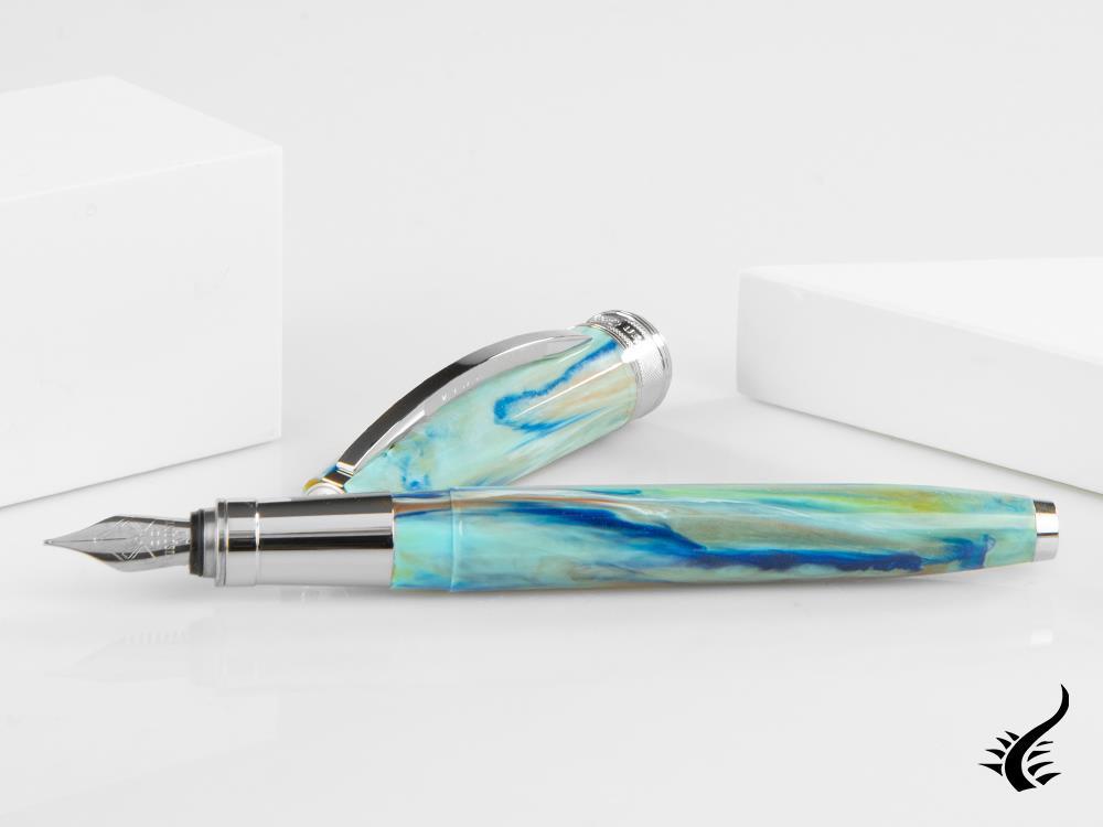 Visconti Van Gogh Portrait in Blu Fountain Pen, Resin, KP12-01-FP