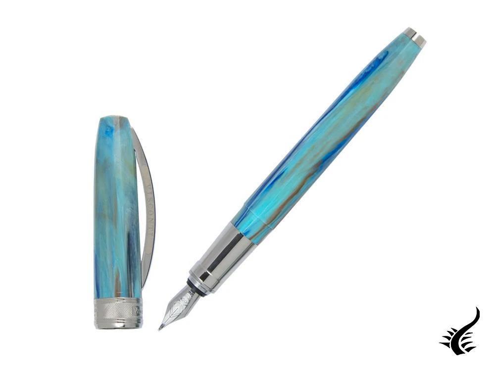 Visconti Van Gogh Portrait in Blu Fountain Pen, Resin, KP12-01-FP